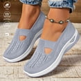 thumbnail image 1 of XDDLITP Women's Lightweight Orthopedic Walking Shoes - Mesh Breathable, Slip-On Design, Non-Slip for Travel & Casual Wear,Gray 40(US-8), 1 of 8