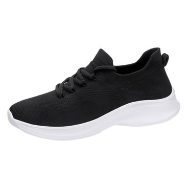 XDDST Black Mens Slip On Shoes Casual Men Sports Shoes Fashionable Simple and Solid Color The New Pattern Summer Mesh Breathable Comfortable and Lightweight Casual Shoes