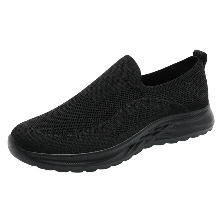 XDDST Black Mens Slip On Shoes Men Sports Shoes Fashionable New