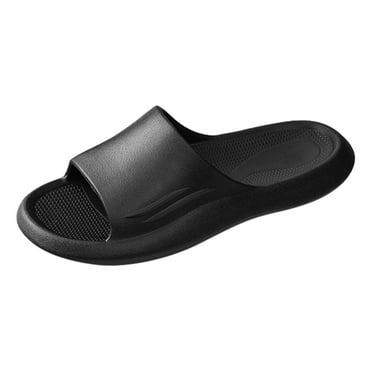 XDDST Guest Slippers Fashion Spring and Summer Men Slippers Home Bathroom Non Slip Flat Slip On Open Toe Comfortable and Light