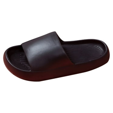 XDDST Indoor Slippers for Men Slippers Fashion Summer Slippers Simple Solid Color Practical Flat Comfortable Slippers