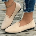 thumbnail image 1 of XDDST Large Size Women's Walking Shoes Flat Round Toe for Women Dressy Comfortable Slip On Dress Business Casual Office Shoes for Women, 1 of 7