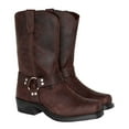 thumbnail image 1 of XDDST Men's Ankle Boots Men's Height Increasing Retro Casual Cowboy Boots, 1 of 9