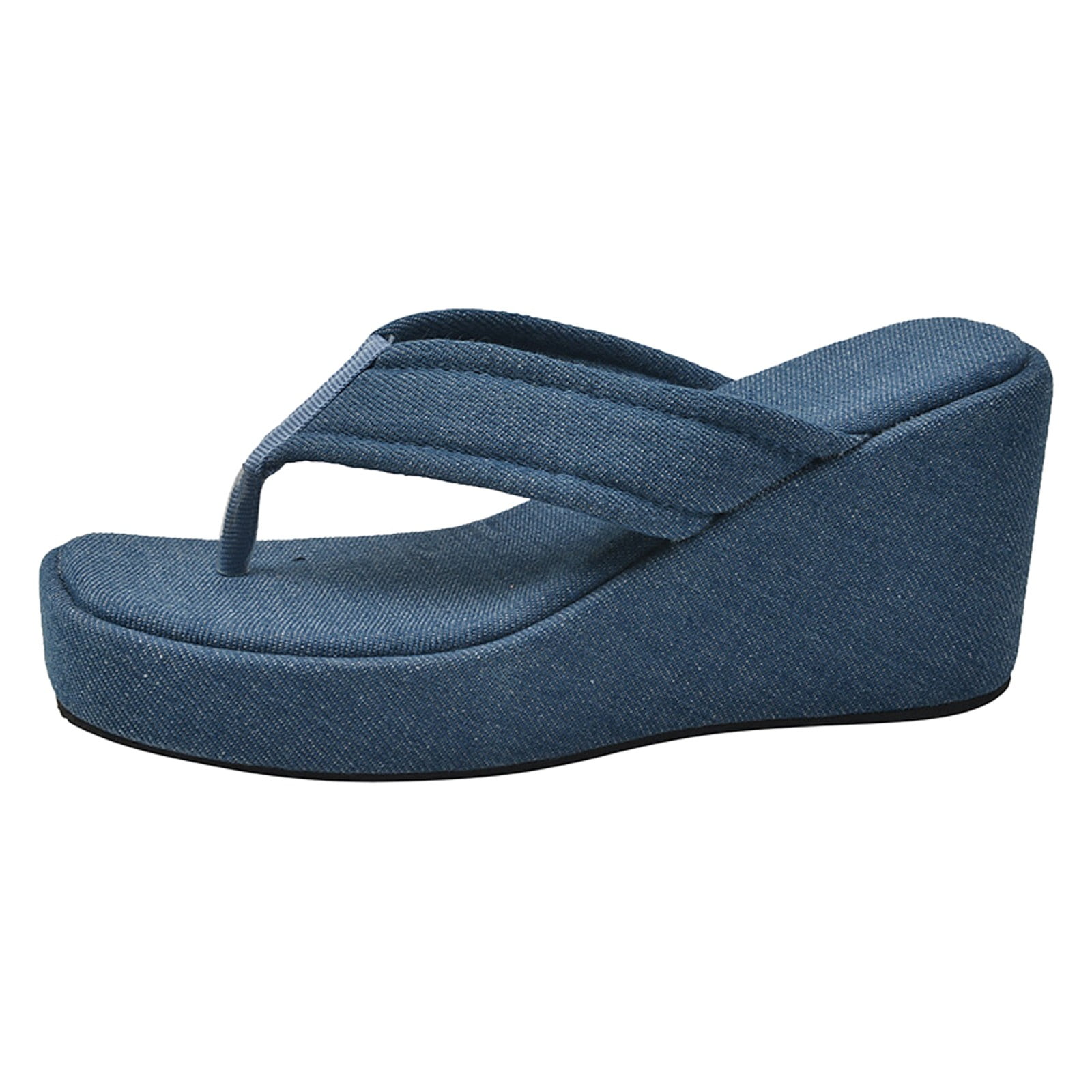 womens denim flip flops