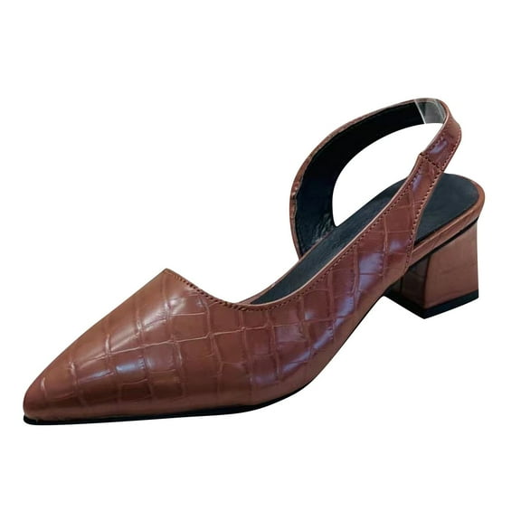 XDDST Sandals for Women Women's Pointed Toe Fashion High Heels Slipper Strap Shiny Classic Sandals