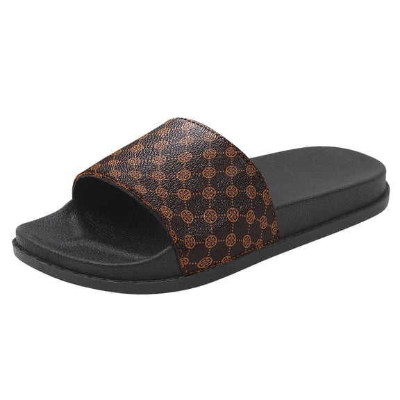 XDDST Shower Slippers Men Fashion Round Toe Indoor Silppers Bathroom Shower Slippers Beach Flip Flops Casual Flat Lightweight Slippers