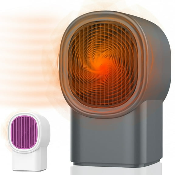 XDDST Space Heater 400W 110V Electric Heaters Indoor Portable 2 Second Fast Heating Low Noise Room Small Heater for Bedroom Office and Indoor Use