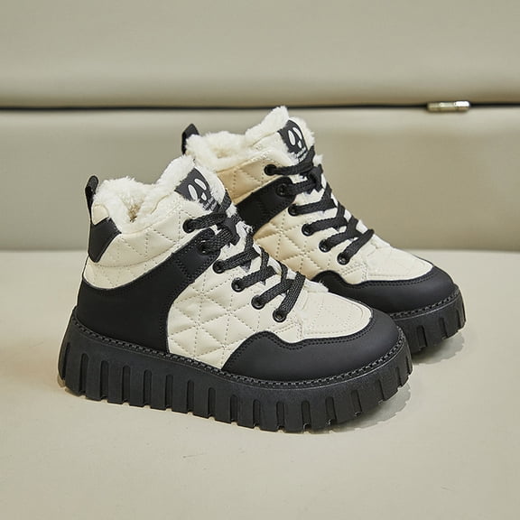 XDDST Women Sandals Dressy Fashion Padded Warm Thick Bottom Women's High Top Lace Up Trend Casual Shoes