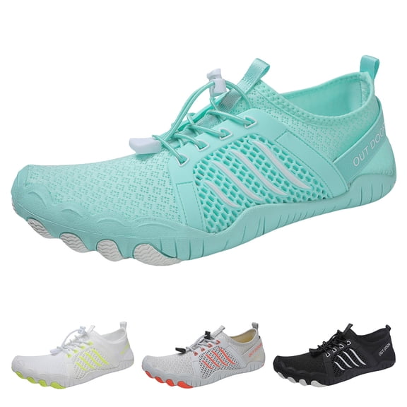 XDDST Women's Casual Shoes Men Sports Shoes Fashionable New Pattern Color Matching Couple Style Flat Bottomed Quick Drying River Tracing Shoes Comfortable Breathable