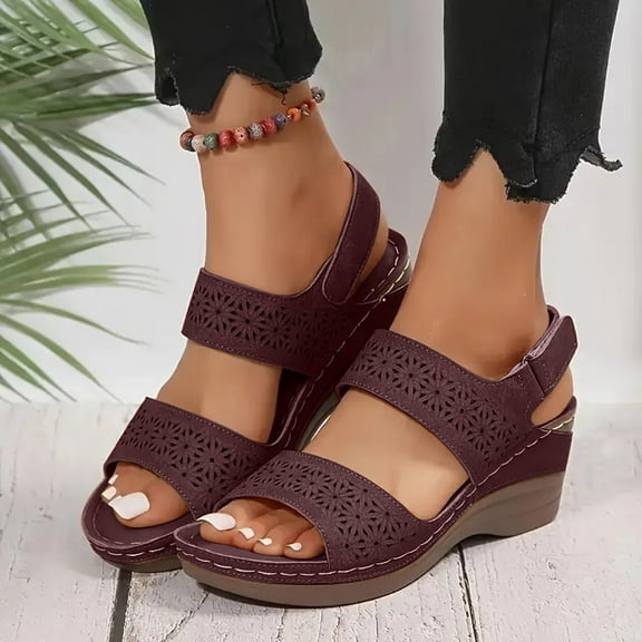 XDDST Womens Dressy Sandals Women Sandals Casual Shoes Orthopedic Sandals Hollow Sports Sandals Orthopedic Summer Casual Sandals