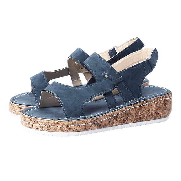 XDDST Womens Sandals Dressy Wedges Shoes for Women Sandals with Arch Support Comfortable Sandals Women Flip Flops Dressy Summer Walking Wedge Shoes Slippers