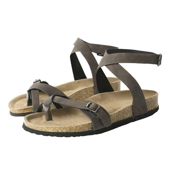 XDDST Womens Sandles Orthopedic Sandals for Women Summer Adjustable Orthotic Thong Sandals with Arch Support