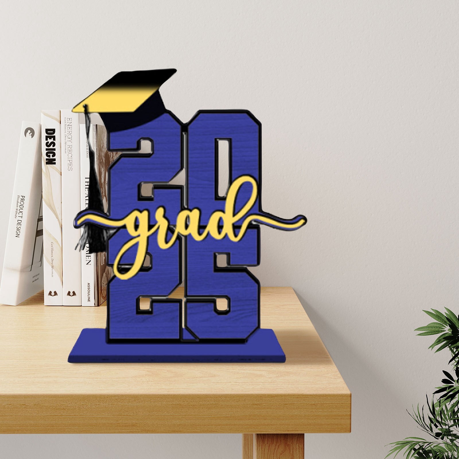 XDDST Wooden Table Sign Class Of 2025 Graduation Atmosphere Decorations ...