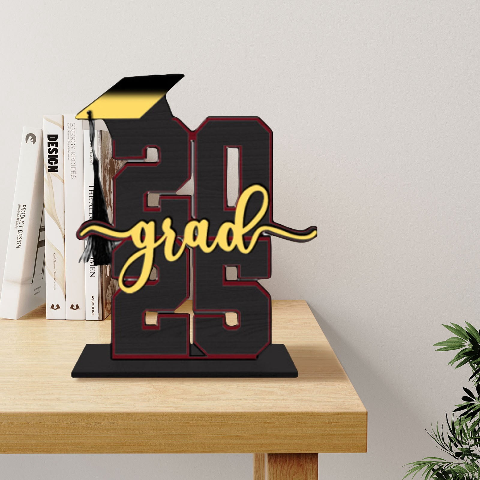 XDDST Wooden Table Sign Class Of 2025 Graduation Atmosphere Decorations ...