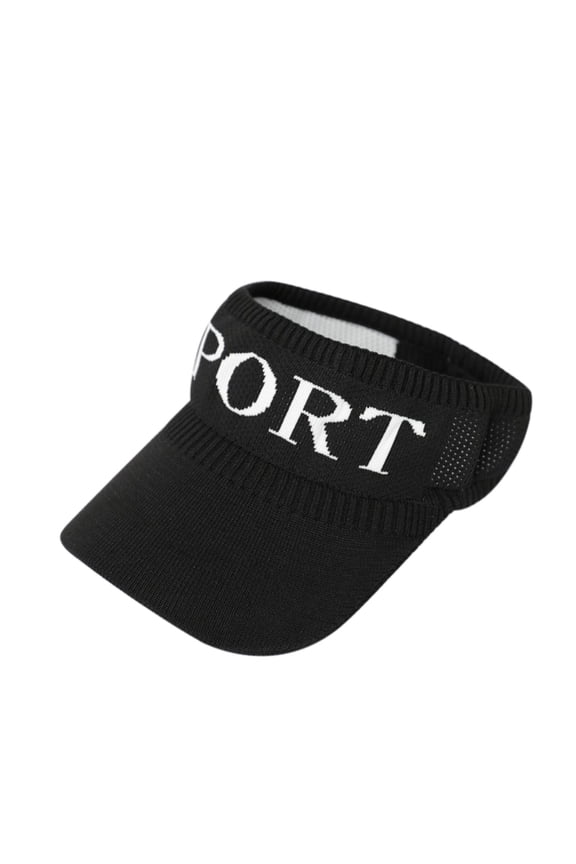 Baseball Caps Sun Hats For Women Adult Neutral Solid Letter Outdoor Sport Sunshade Baseball Black