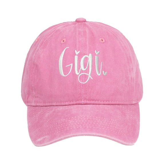 XDIAHBPL Baseball Caps Sun Hats For Women Letters Print Retro Embroidered Polyester Pink