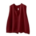thumbnail image 1 of XDIAHBPL Camisole Tops For Women Back Button Cotton Knitted Vest For Loose Large Version Of Meat Covering Spring Casual And Versatile Tank Tops, 1 of 6