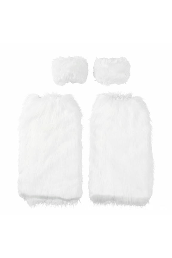 Socks For Women Hair Boot Cover Imitation Shoe Cover Wrist Leg Cover Long Foot Cover Leg Warm And Slim Stockings For Women White