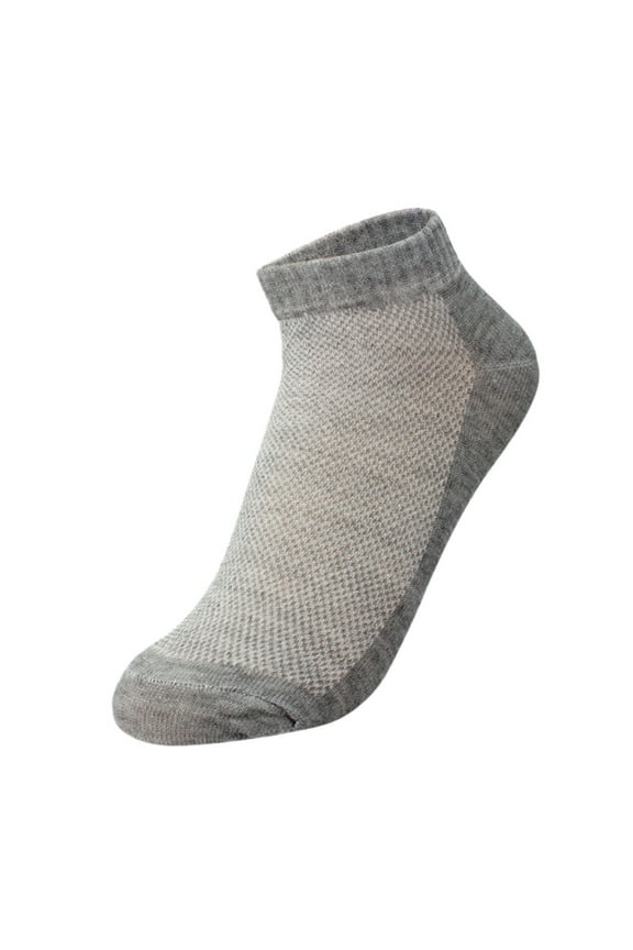 Socks For Women Man One Size Travel Portable Disposable Replacing Stretchy 5PCS Gray