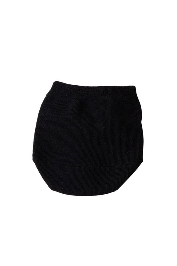 Socks For Women Sock Cotton Half Toe Topper Liner Toe Cover For Lady Black
