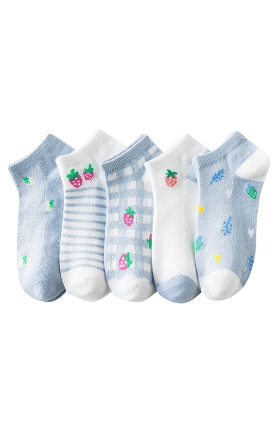 Socks For Women Sock Print Cute Summer New Pattern Comfortable Blue