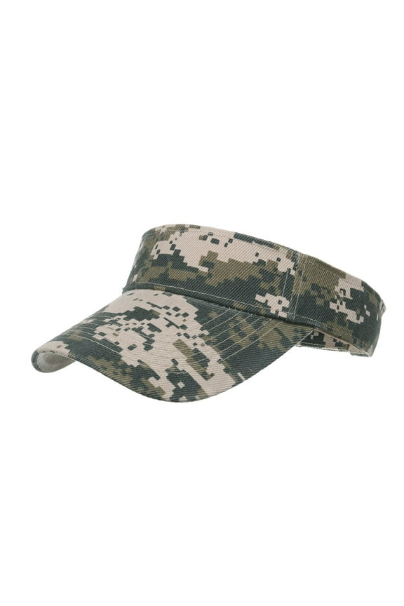 Sun Visors For Women Men Camouflage Beach Adjustable Hip Hop Sun Womens Hats Multicolor