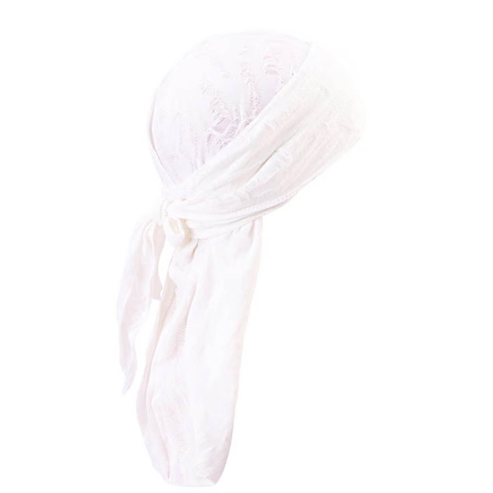 XDIAHBPL Turbans For Women Durag For Men Silky Neck Drape Do Rags Cap ...