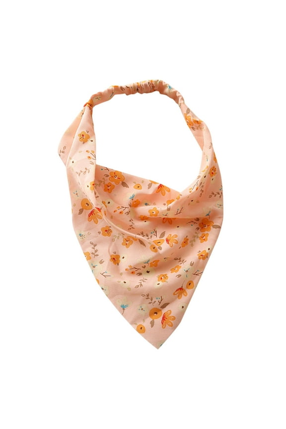 Turbans For Women Floral Hair Bandanas Head Kerchief Bandana Print Hair Triangle Hair Kerchief With Ties Head Multicolor