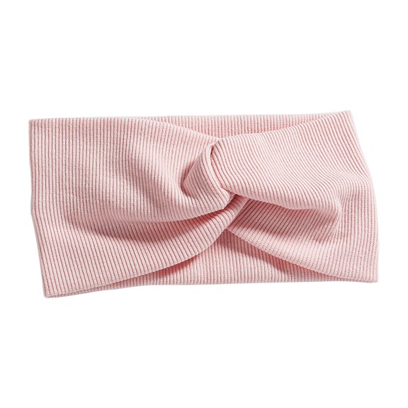XDIAHBPL Turbans For Women New Hair Band Knitted Thread Hair Band Yoga Headband Pink