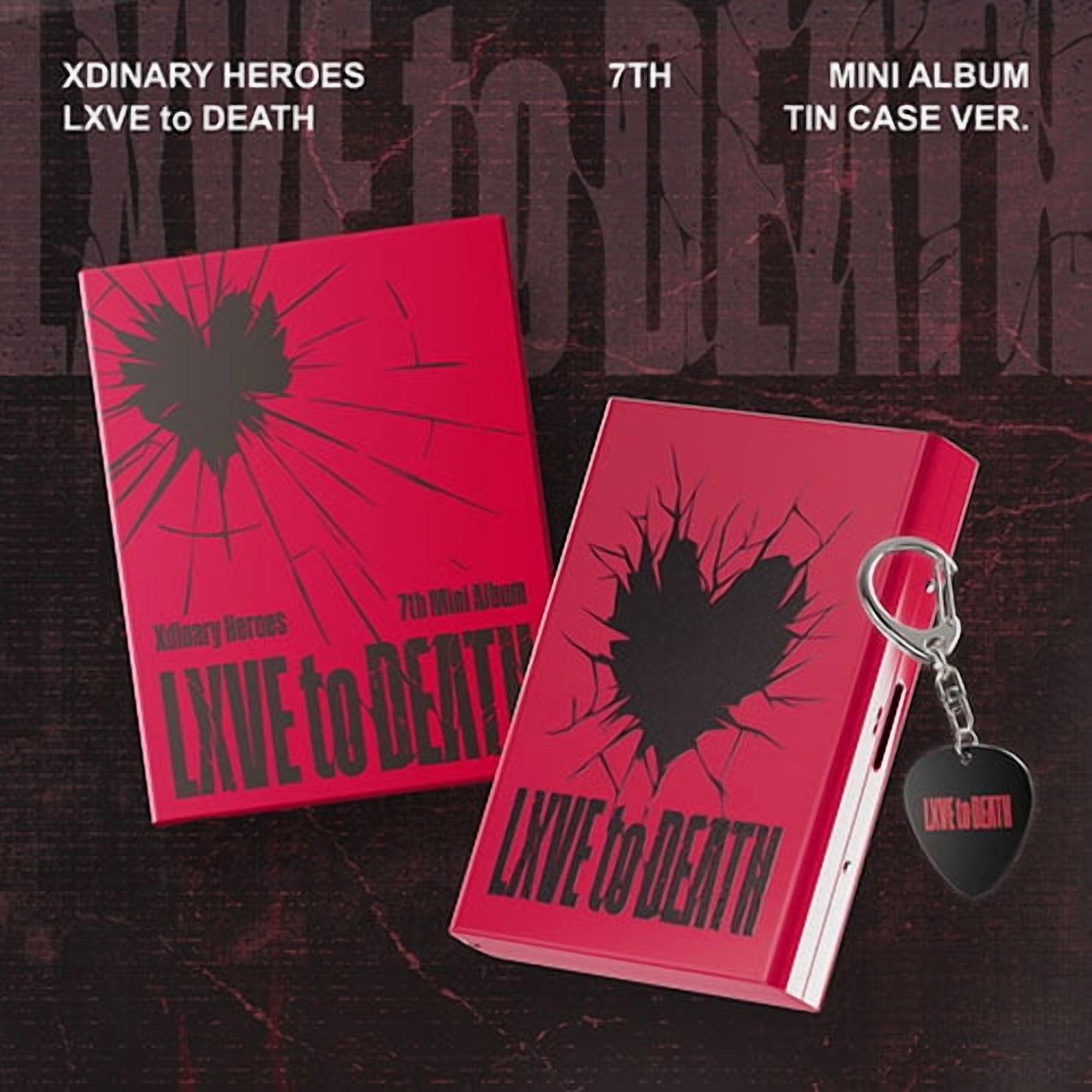 XDINARY HEROES - [LXVE TO DEATH] 7th Mini Album TIN CASE Version ...