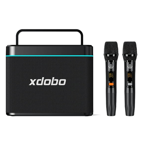 XDOBO Truth/Tuner 200W BT speaker K song all-in-one microphone mobile phone K song home BT speaker support BT / AUX / U disk / TF card / microphone / TWS / charging treasure