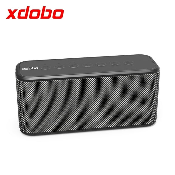 XDOBO Portable Bluetooth Speaker, Wireless Waterproof Outdoor Speaker with Powerful Bass, IPX5, 80W Loud Sound, 12H Playtime, USB/TF/AUX