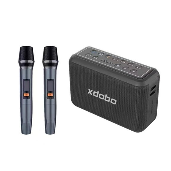 XDOBO X8 Pro 120W High Power Outdoor Portable IPX5 Grade Waterproof TWS Wireless Audio BT 5.2 Home Desktop Speaker Support AUX, TF card, USB, Microphone Input