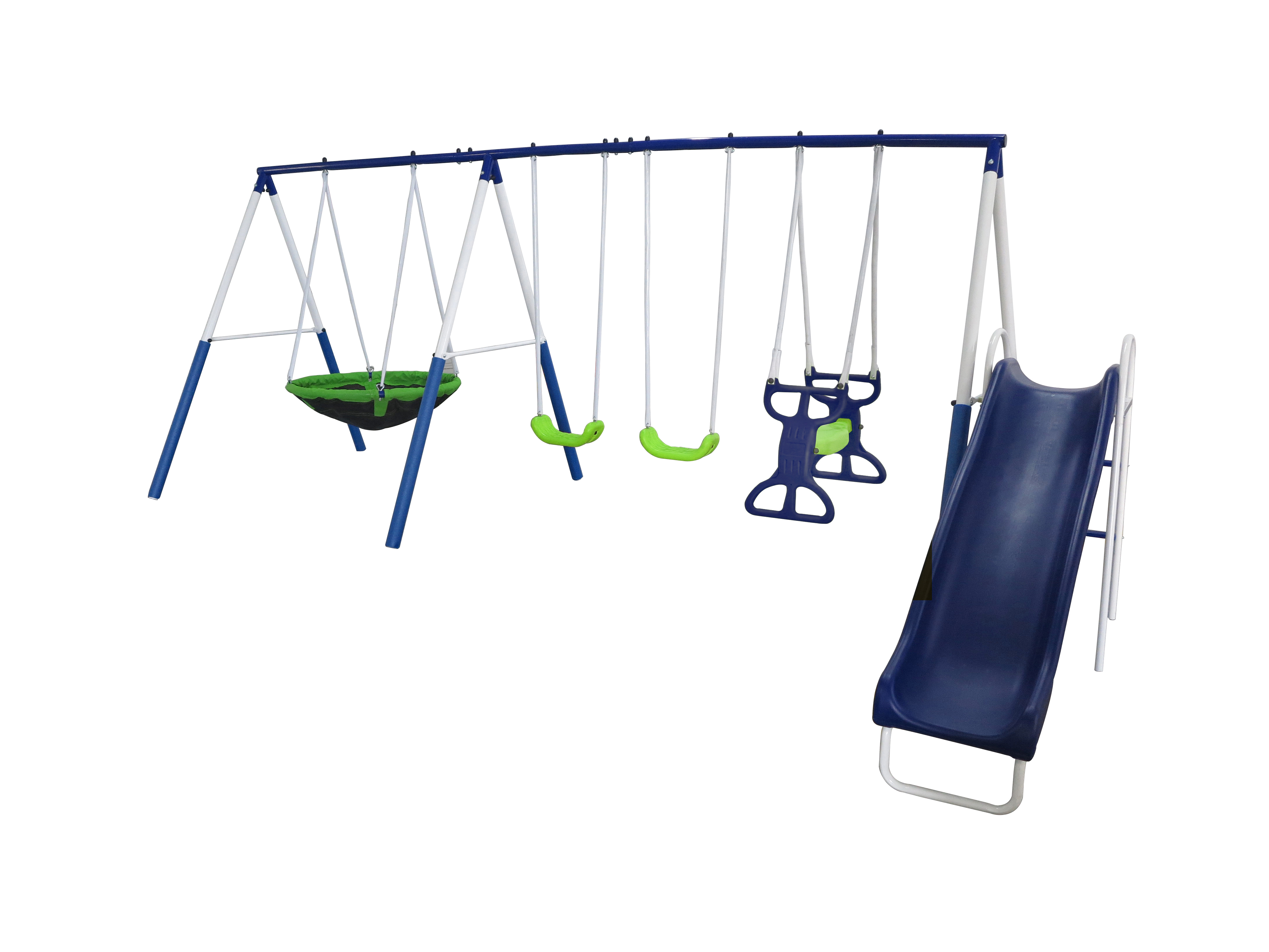 XDP Recreation All Star Playground Metal Swing Set for up to 7 Children - image 1 of 13