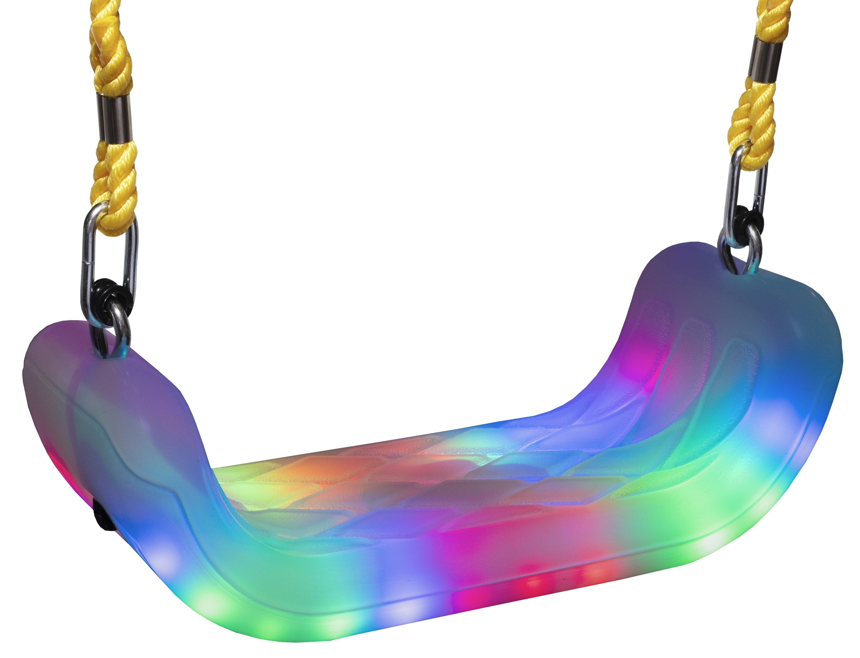 XDP Recreation Firefly LED Lighted Swing. Motion Sensor Kids Swing Seat Accessory.