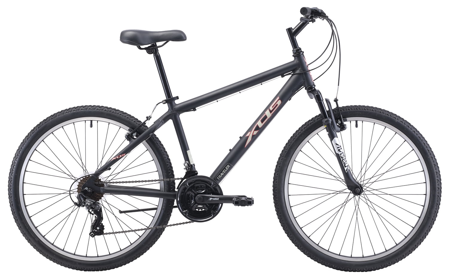 XDS Traveler, 21sp, 26", Aluminum Mountain Bike, Unisex, Matt Black