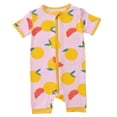 thumbnail image 1 of XDZJLR Bamboo Baby Pajamas Bodysuits Long Sleeve Zip Up Soft Comfortable Casual Jumpsuit Toddlers Daily Boy Girl Outfit Pajamas Yellow 9-12 Months, 1 of 3