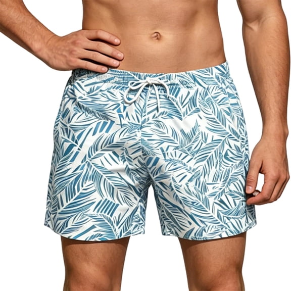 XDZJLR Men Beach Shorts Lightweight Swim Trunks Comfortable Beach Surf Board Shorts With Mesh Liner Mens Shorts