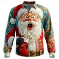 thumbnail image 1 of XDZJLR Mens Christmas Shirt Xmas Themed Button Down Long Sleeve Shirt Festive Holiday Dress Shirt Comfortable Casual Formal Wear Blouse Red Xxxl, 1 of 3