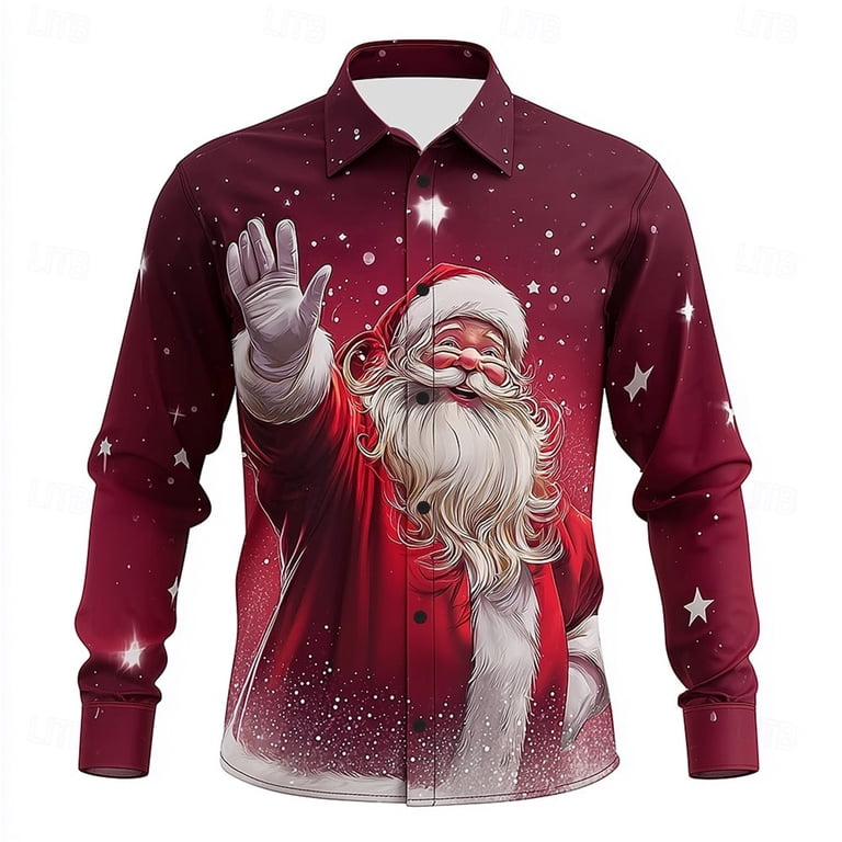 XDZJLR Mens Christmas Shirts Xmas Themed Button Down Long Sleeve Shirt Festive Holiday Party Wear Comfortable Casual Dress Shirt With Classic Collar Design Blouse Red S - Walmart.com XDZJLR Mens Christmas Shirts Xmas Themed Button Down Long Sleeve Shirt Festive Holiday Party Wear Comfortable Casual Dress Shirt With Classic Collar Design Blouse Red S - Walmart.com