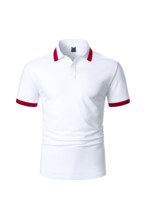 Mens Polo Shirt Short Sleeve Regular Fit Preppy Clothes Shirts Work Outdoor Sports Golf Tennis T Shirt Classic Men Polo Shirts S-Xxl