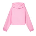 thumbnail image 1 of XDZJLR Toddler Child Kids Hoodies Long Sleeve Solid Color Jackets Sweatshirt for Boys Girls Coat Pullover Top Pink 11-12 Years, 1 of 4