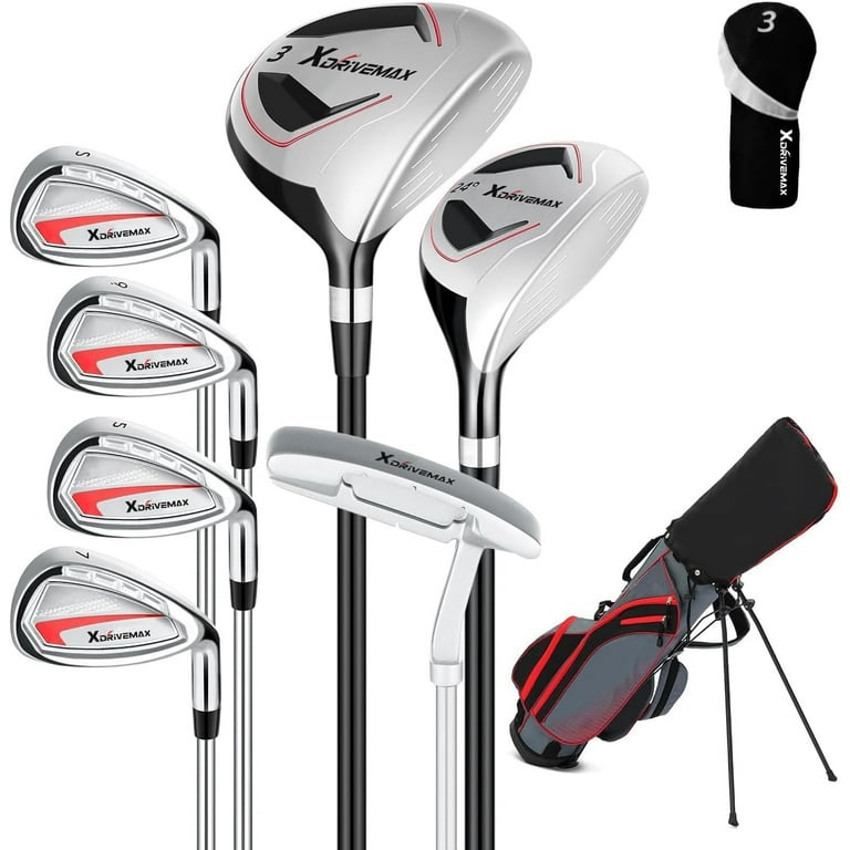 XDriveMax 8-Pieces Complete Golf Club Set Men's Right Handed Set
