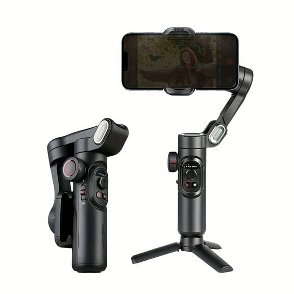 XE 3-Axis Handheld Gimbal Stabilizer Foldable Smartphone Video Recording Vlog PTZ Stabilizer Suitable for iPhone Xiaomi Samsung