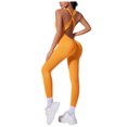 thumbnail image 1 of XEDZYT Workout Jumpsuits for Women Seamless Backless Gym Yoga Tank Top Leggings Romper Size M, 1 of 4