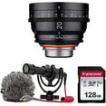 thumbnail image 1 of XEEN by ROKINON 20mm T1.9 Professional Cine Lens for Canon EF Mount + Rode VideoMicro Compact On-Camera Microphone with Shock Mount and Furry Windshield + 128GB High Speed Memory Card, 1 of 6