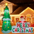 thumbnail image 1 of XEENSO 7ft Inflatables Merry Christmas Sign with Santa & Christmas Tree, Blow Up Inflatable Decoration with Build-in LEDs for Xmas Party Outdoor Patio Garden Lawn Winter Decor, 1 of 8