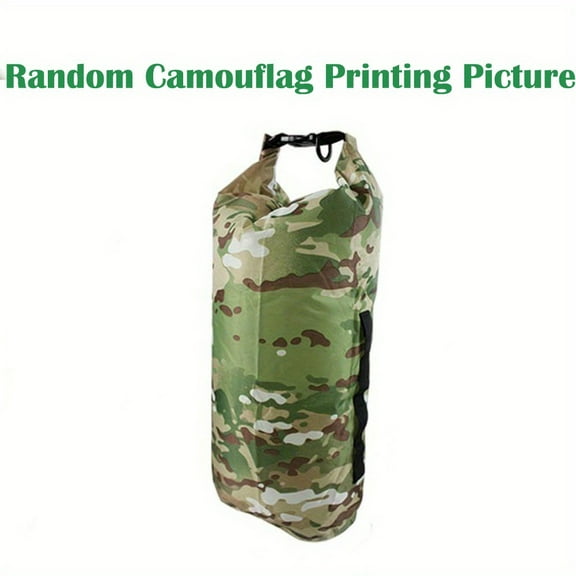 XEEZ Camouflage Waterproof Dry Bag for Outdoor Sports - Roll Top Dry Compression Sack Keeps Gear Dry for Kayaking, Beach, Rafting, Boating, Hiking, Camping And Fishing Storage, Without Strip