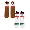 thumbnail image 1 of XEGLSBU 2 Pack Christmas Stocking Stuffers for Adults Men Stockings Fashionable Pattern Cartoon Cute Christmas Winter Warm and Comfortable Casual Socks One Size, 1 of 5