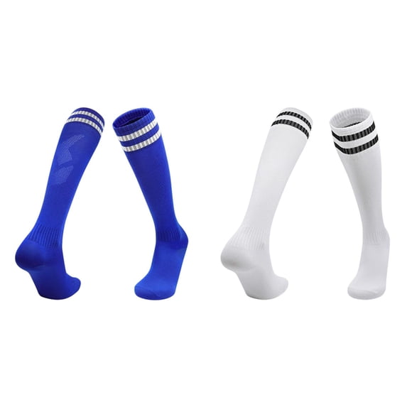 XEGLSBU 2 Pack Socks for Men Summer Wool Breathable Football Socks over The Calf Athletic Sports Socks Wicking Thin Performance Socks for Men (Size M)